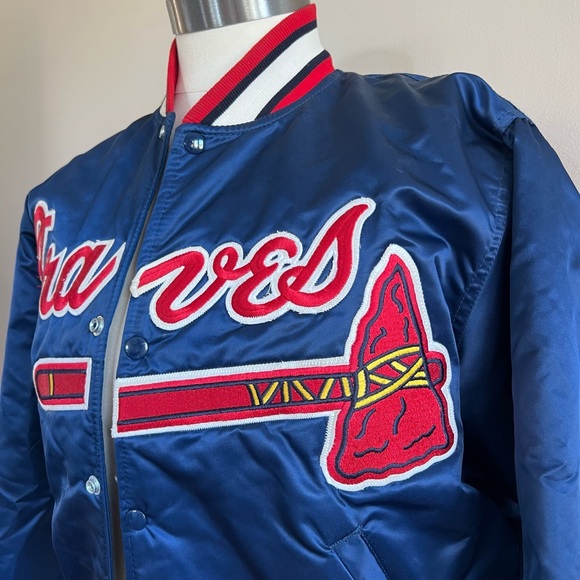 Vintage Atlanta Braves Satin Jacket - Picture 2 of 7